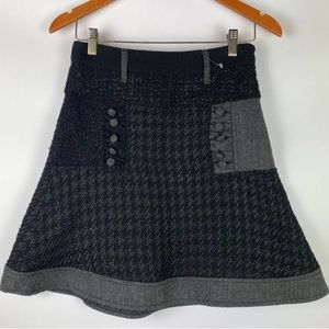 Desigual black and gray skirt